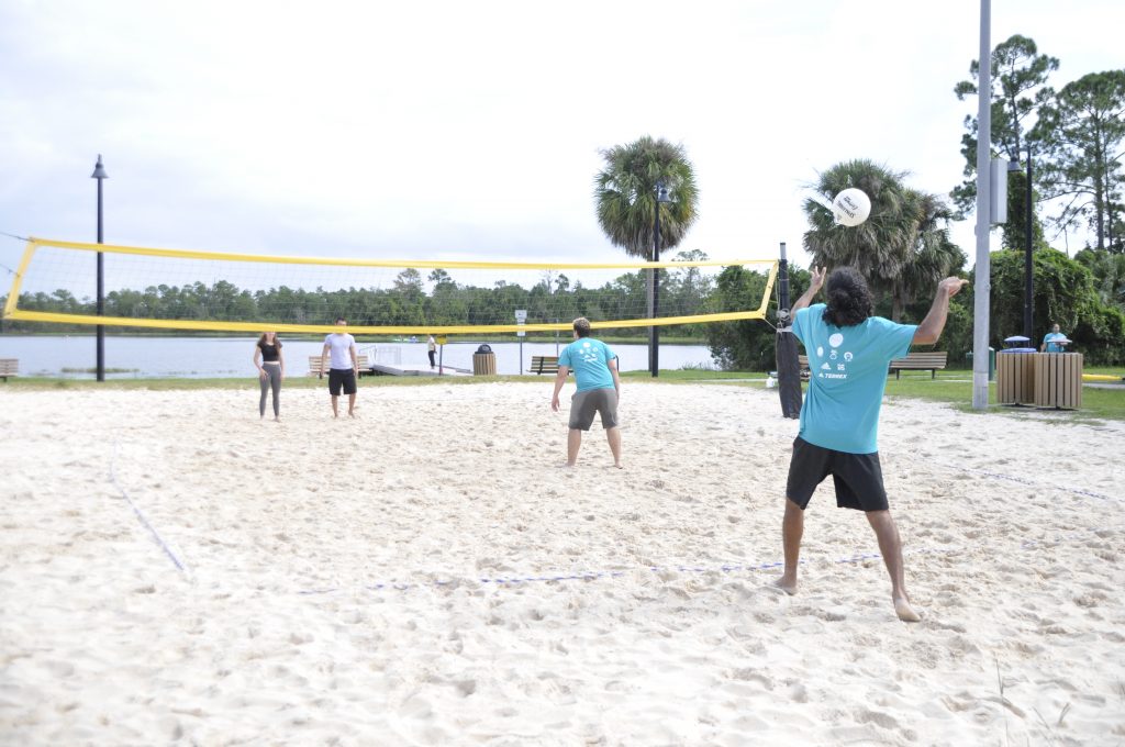 RWC Sand Volleyball Courts at Lake Claire. . 