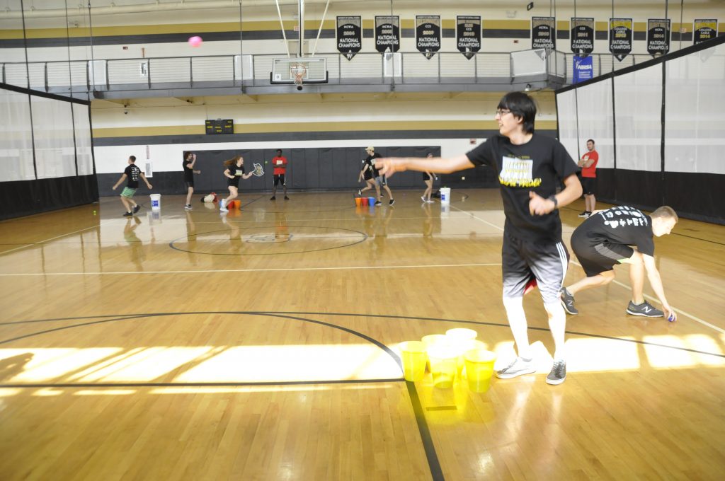 Students competing in RecFest 29 on Multipurpose Court 3