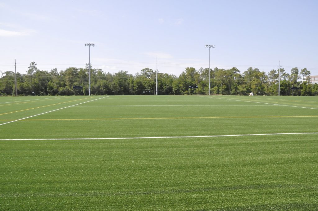 RWC Park artificial turf field. 